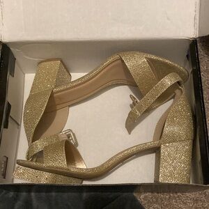 Windsor gold high heels